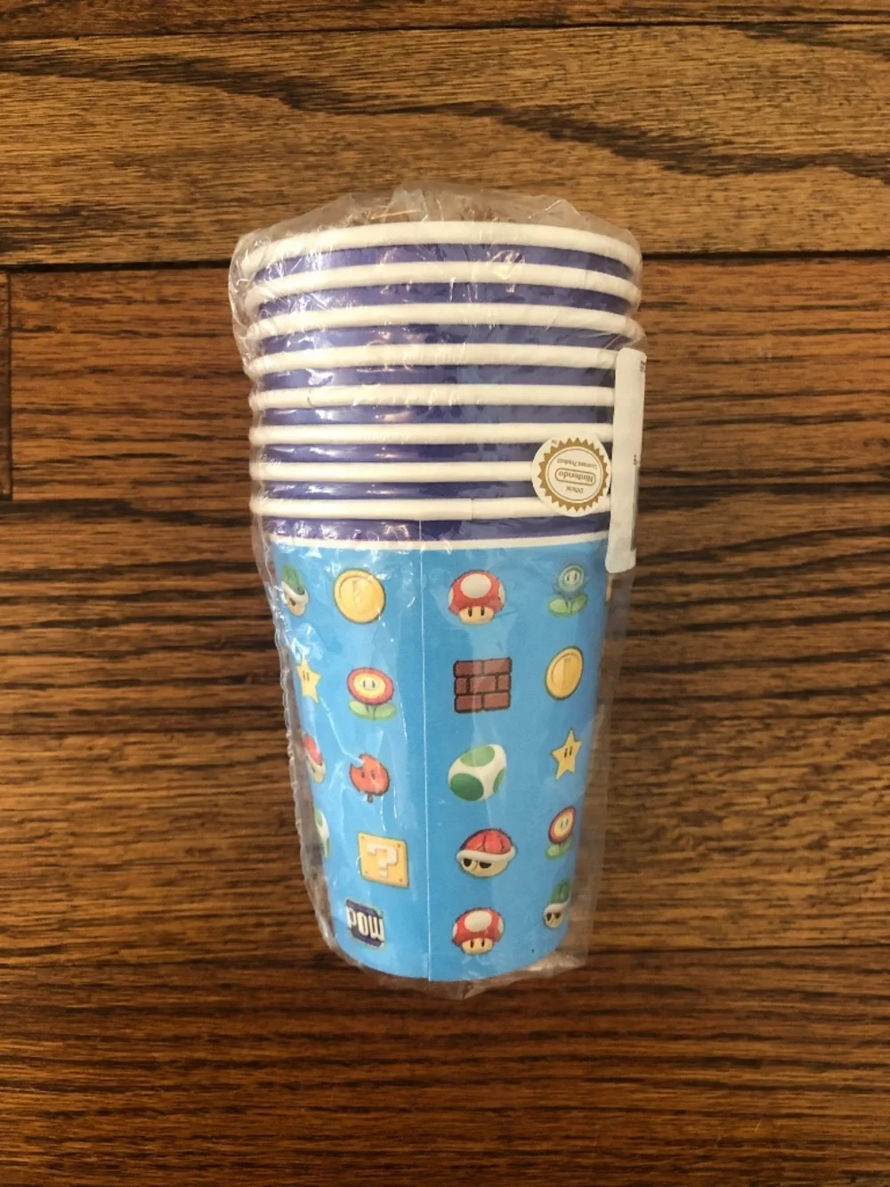 NWT Super Mario Birthday Party Items, 5 piece lot